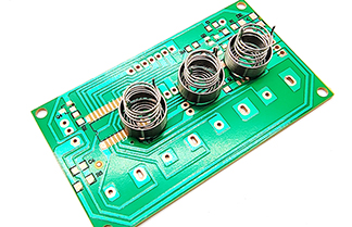 PCB touch switch button spring