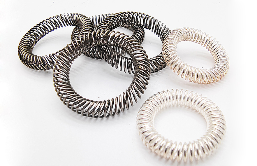 o ring slant coil spring