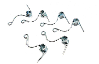 Metal helical spring